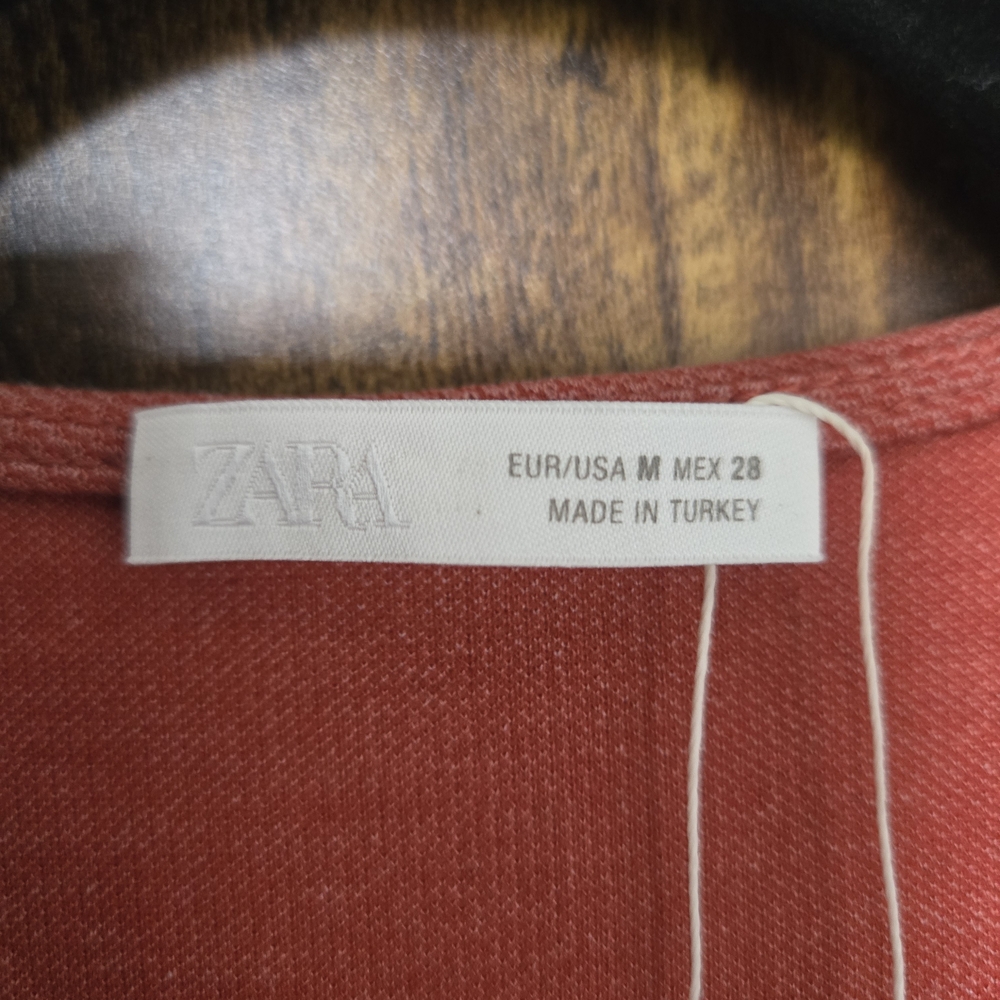Zara Rust Button-Front Maxi Dress - Picture 3 of 3
